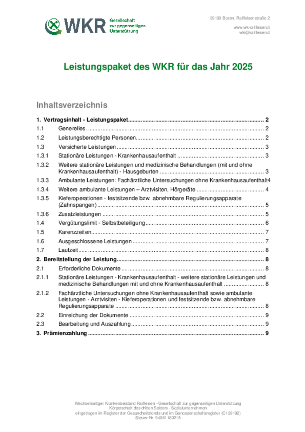 Leistungspaket 2025